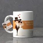 Hold my Heart Personalized Birthday Keychain and Mug combo