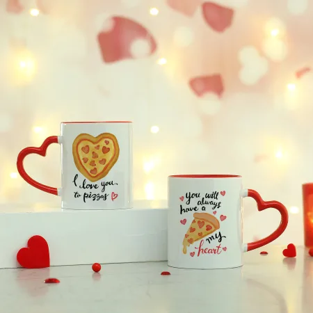 Personalized Pizza Love Ceramic Mug