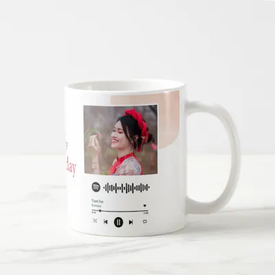 Gorgeous Birthday Spotify Mug