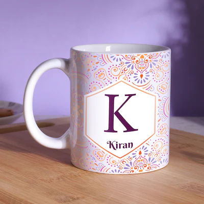 Custom Initials and Name Mug