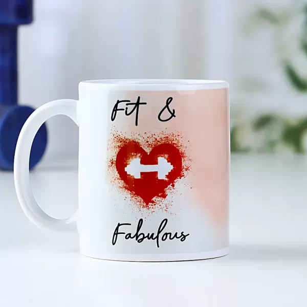 Fit Fabulous Gym Enthusiast Mug