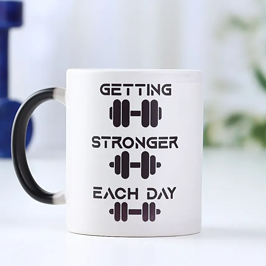 Getting Stronger Each Day Magic Mug