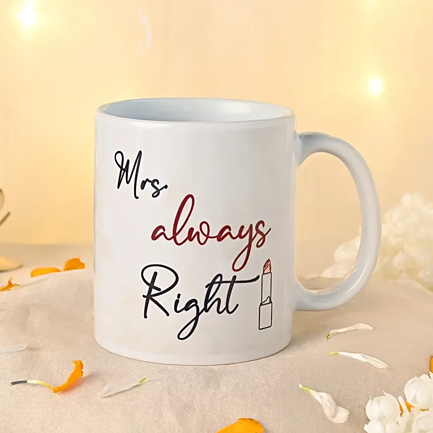 Mrs always Right Special Mug