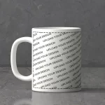 Customizable White Ceramic Mug