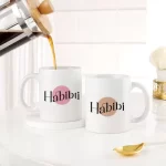 Habibi And Habibti Personalized Couple Mugs