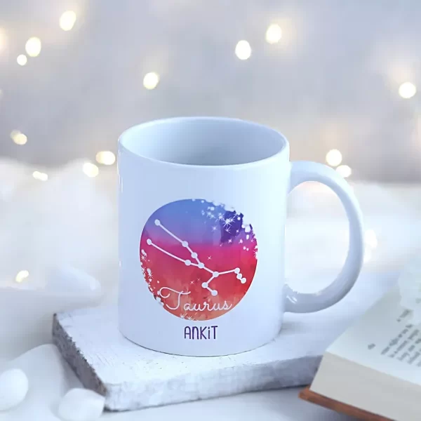 Personalized Taurus Zodiac Mug