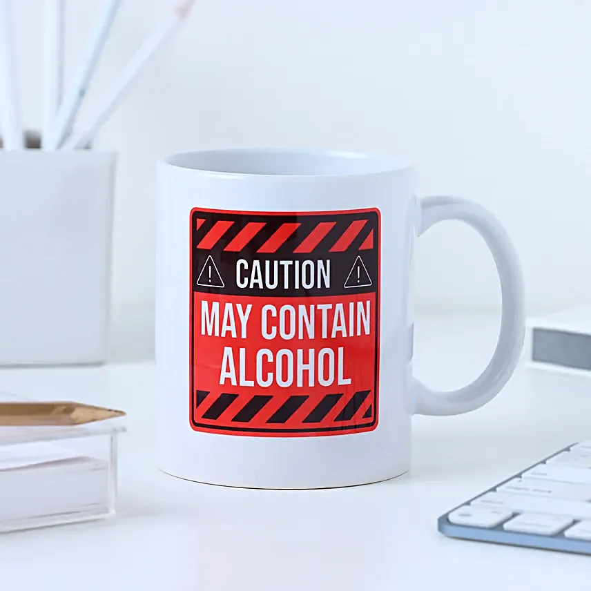 Alcohol Disclaimer Mug for Dad