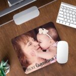 Cute Best Grandma Ever Photo Customized Printed Rectangle Mousepad