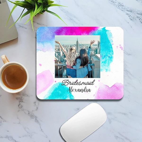 Simple Photo Customized Printed Rectangle Mousepad