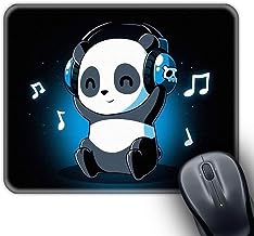 Panda Animal Music Headphone Pattern Printed Mouse pad for PC / Printed Mouse Pad – Gaming Mouse Pad for Laptop/Computer