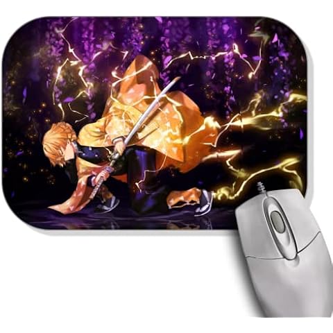 Replix Anime Mousepad | 3mm Smooth Grip Mouse Pad, 9X7 Inch (Zenitsu)