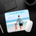 Family Photo Customized Printed Rectangle Mousepad Photo Mousepad