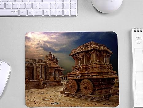 Stone Chariot Indian Monuments Mouse Pad Mouse Pad for Collage Student