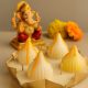 Premium Scented Modak Lotus Urli Candles for Divine Festive Décor