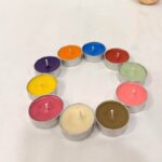 Fiamora scented tea light candles set of 10, 30g each with 2-3 hours burn time, customizable fragrance choice for home décor and relaxation.