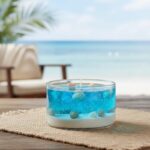 Fiamora Ocean Tub Candle 300g with Ocean Breeze fragrance – Premium luxury scented candle for relaxation and décor