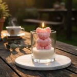 Scented Teddy Bear Glass Candle with Lid: The Perfect Blend of Cute & Cozy Luxury