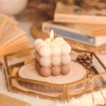 Fiamora Bubble Candle Set of 2 – Luxury Rose & Cinnamon Scented Diwali Candle