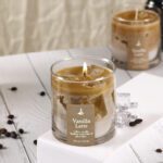Vanilla Caramel Latte Scented Jar Candle