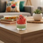 Watermelon Scented Jar Candle: