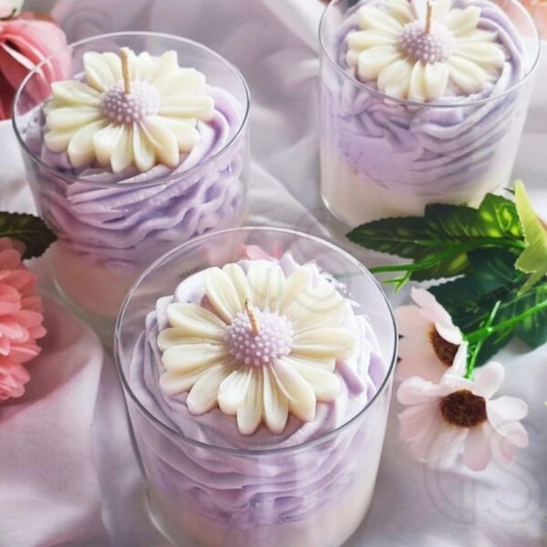 Daisy Flower Scented Jar Candle