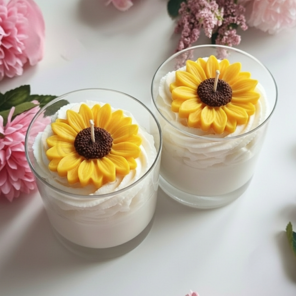 Sunflower Jar Scented Jar Candle