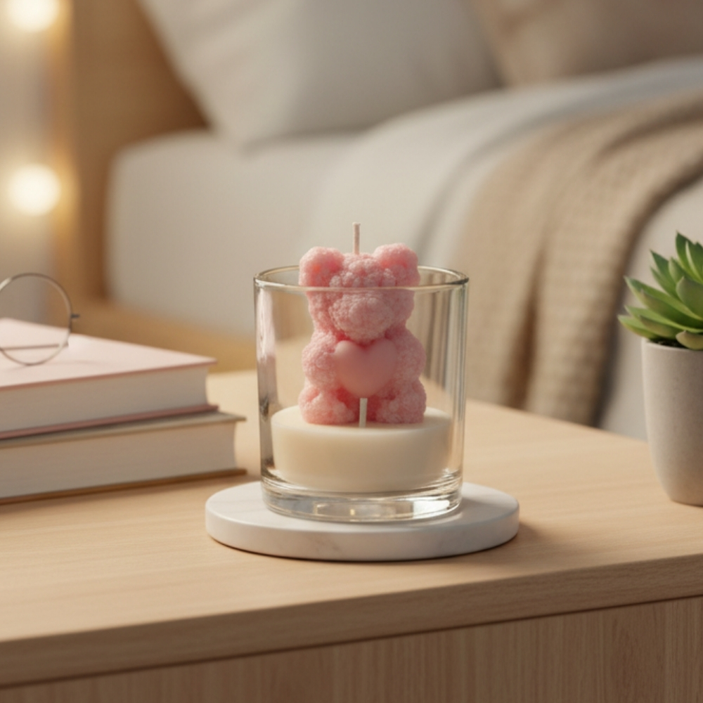 Scented Teddy in Jar Candle