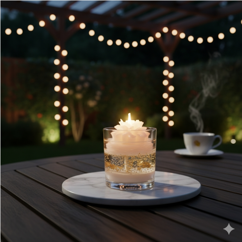 White Peony on Golden Pond Scented Jar Candle