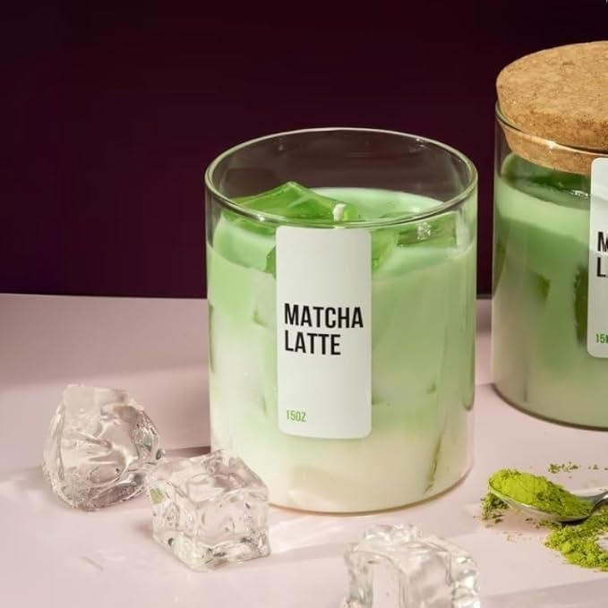 Matcha Latte Scented Jar Candle