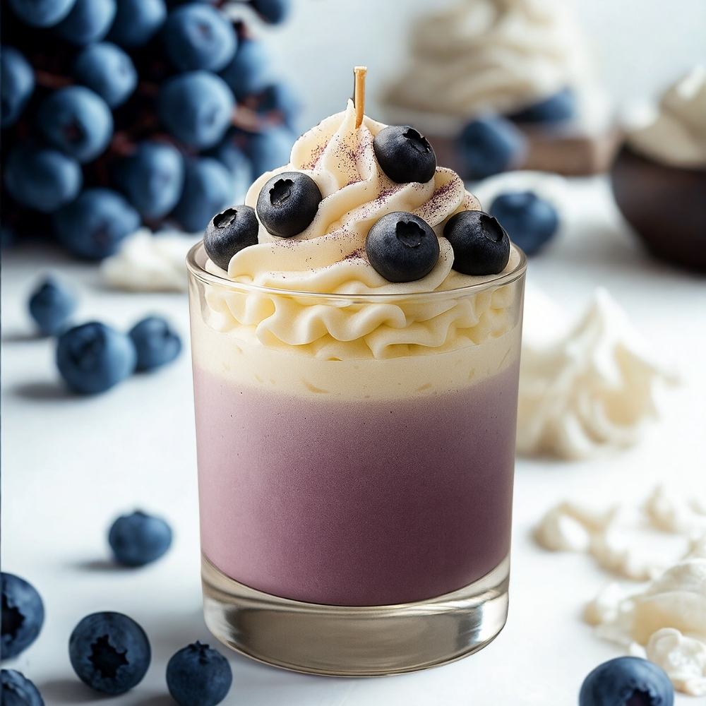 Blueberry Shake Scented Jar Candle