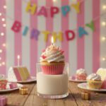 Cupcake Scented Jar Candle