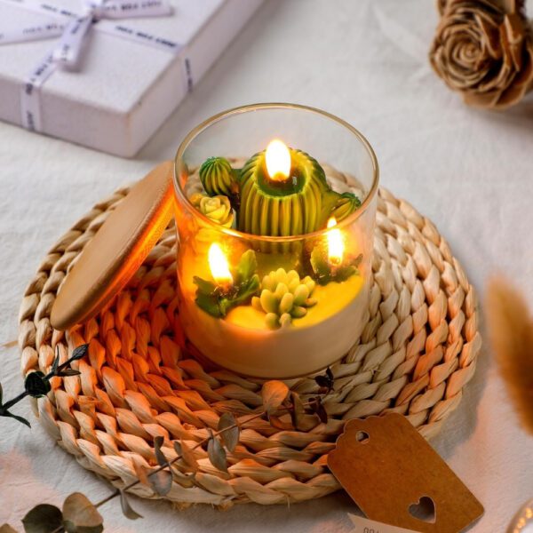 Cactus Scented Jar Candle