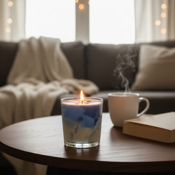 Blueberry Latte Scented Jar Candle