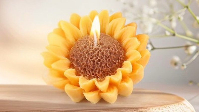 Daisy scented Candle