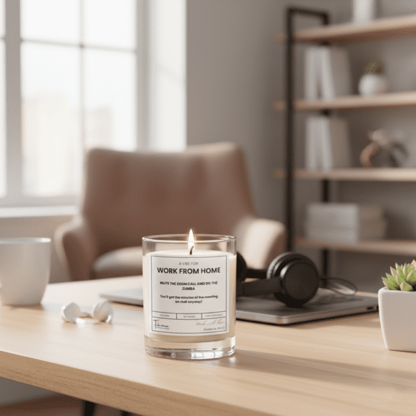 Work From Home Jar Candle