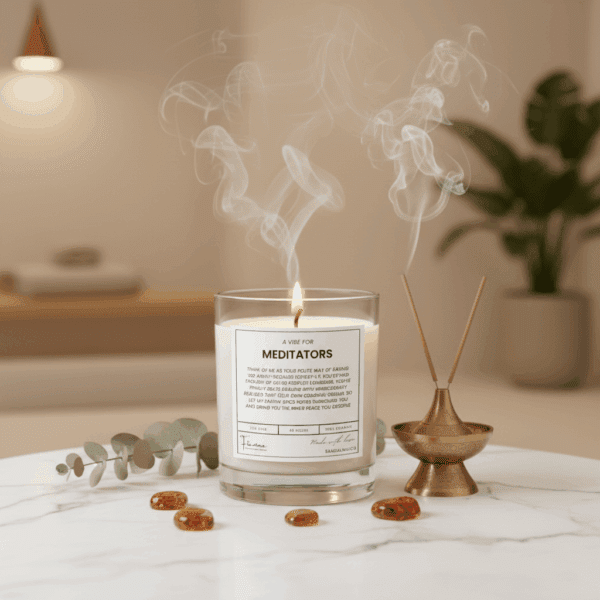 Fiamora Meditator Jar Candle