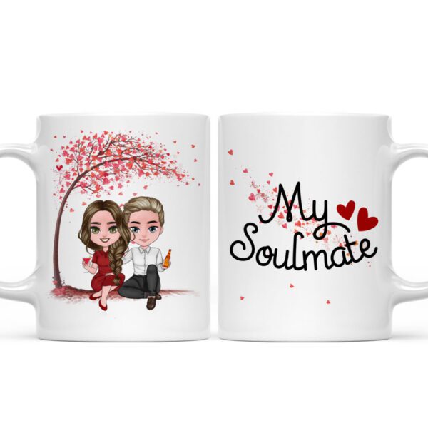My Soulmate Ceramic Coffee Mug – Romantic Love Quote Mug | 330ml Cute Gift for Boyfriend, Girlfriend, Husband & Wife