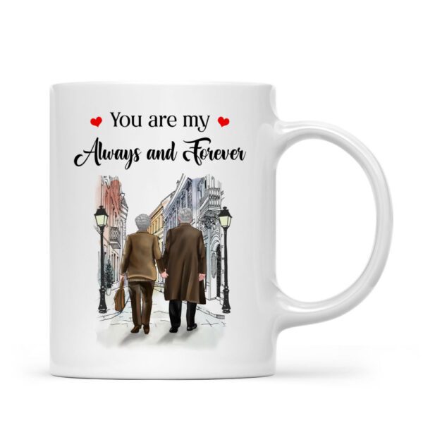 You Are My Always and Forever Ceramic Coffee Mug – Romantic Couple Gift | Premium 330ml Love Mug for Husband, Wife, Boyfriend & Girlfriend
