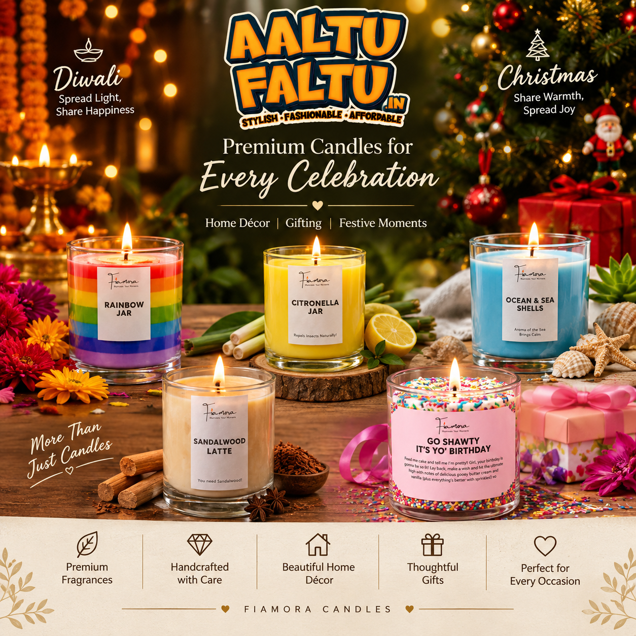 Premium scented candles for home