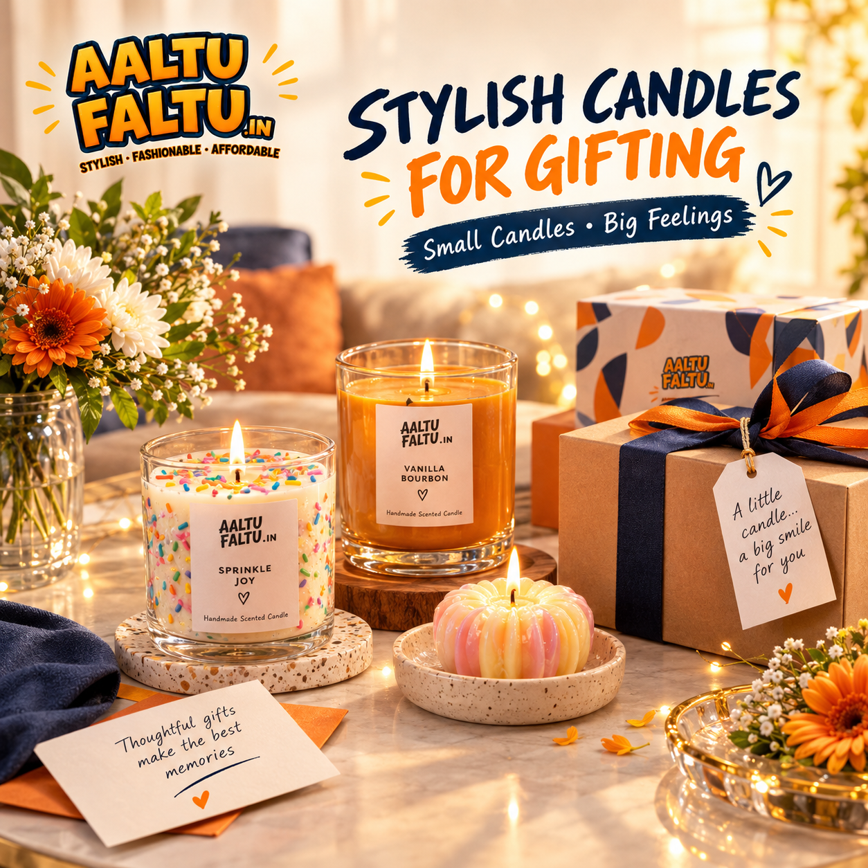 small candles big feelings