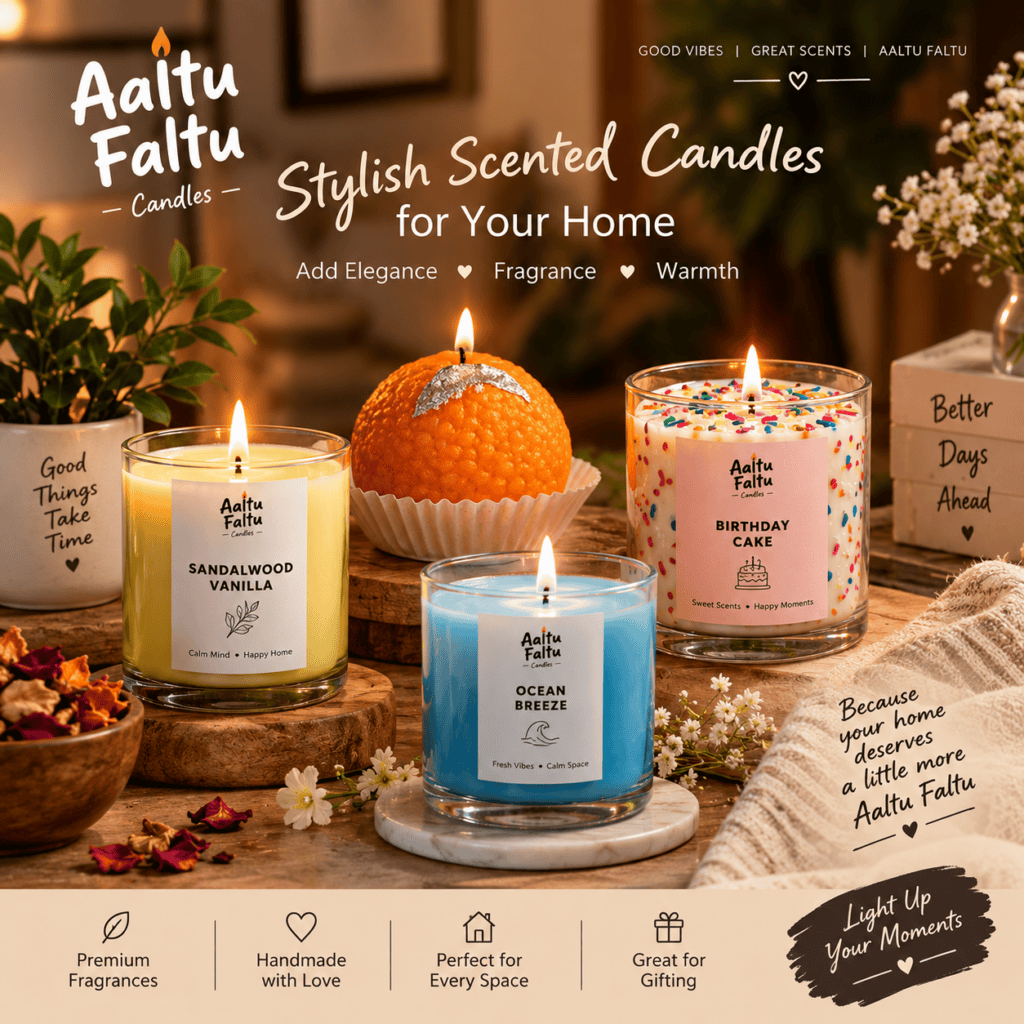 Stylish Scented Candles for Home