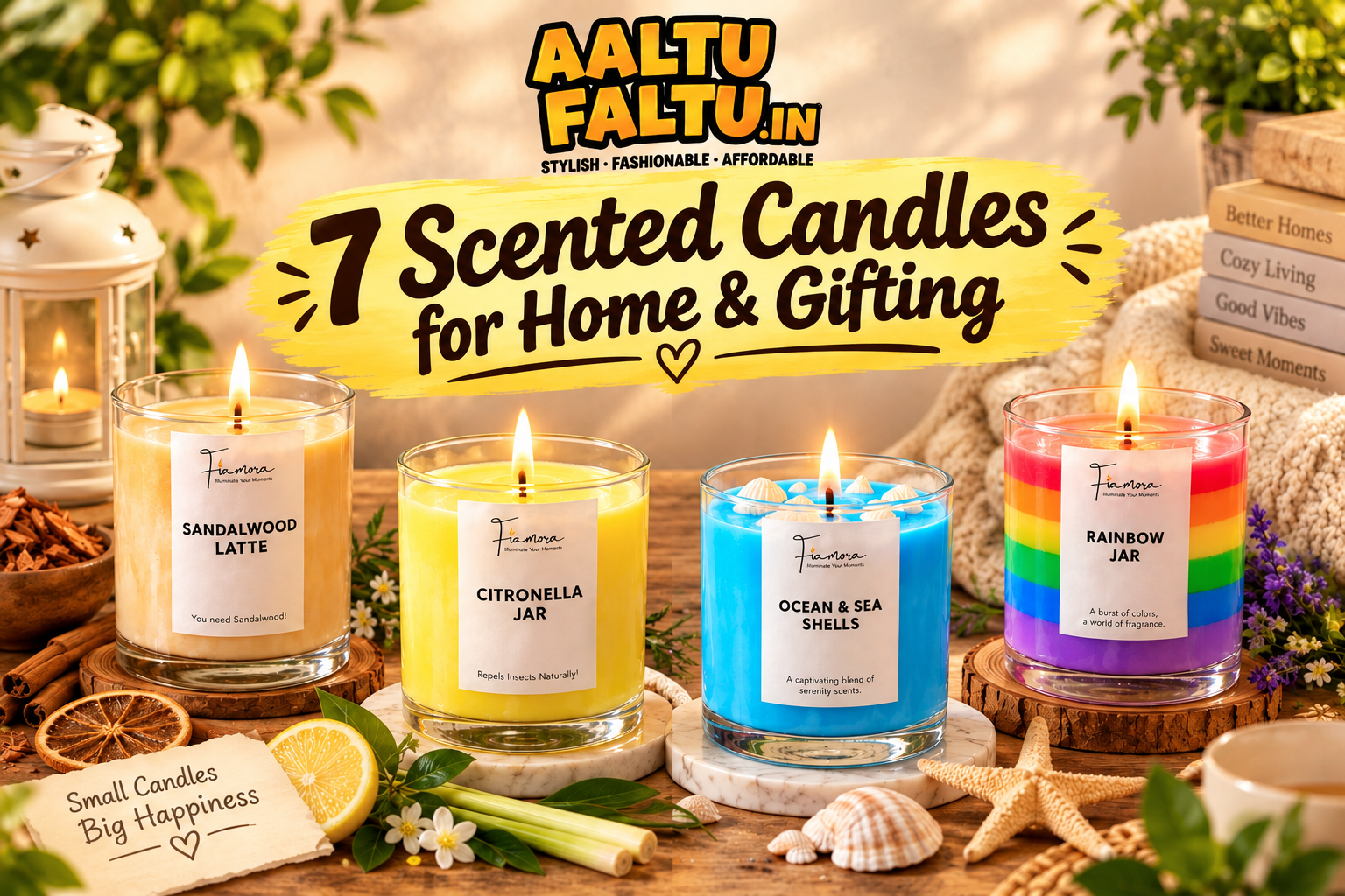 7 Scented Candles for Home & Gifting