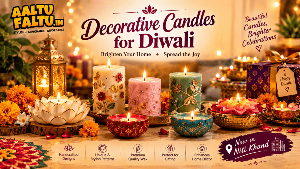 Decorative Candles for Diwali in Niti Khand