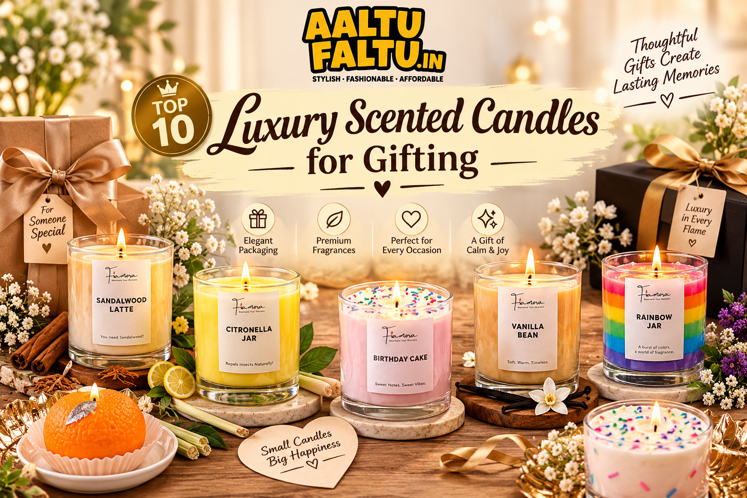 Top 10 Luxury Scented Candles for Gifting