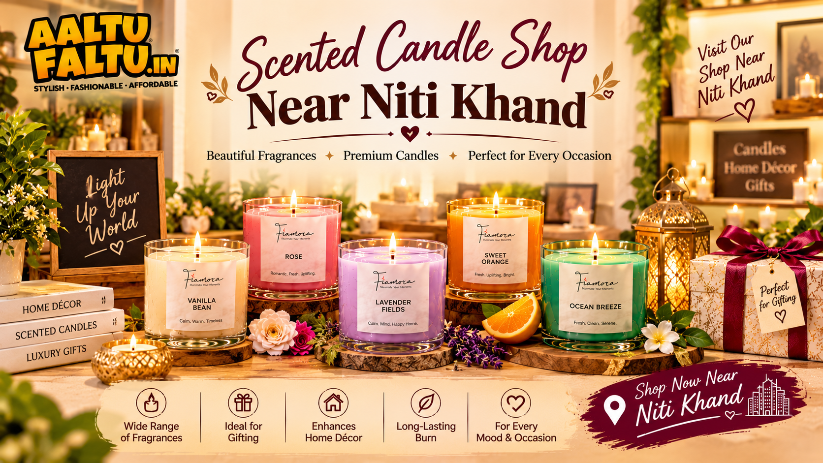 Scented Candle Shop Near Niti Khand